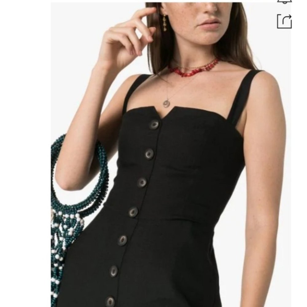 NWOT Reformation black Kass jumpsuit